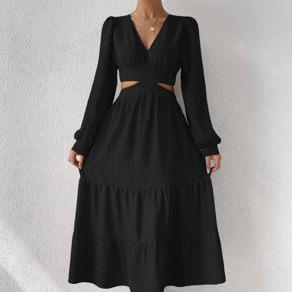 Black Preppy Womens Dress - Picture 5 of 5